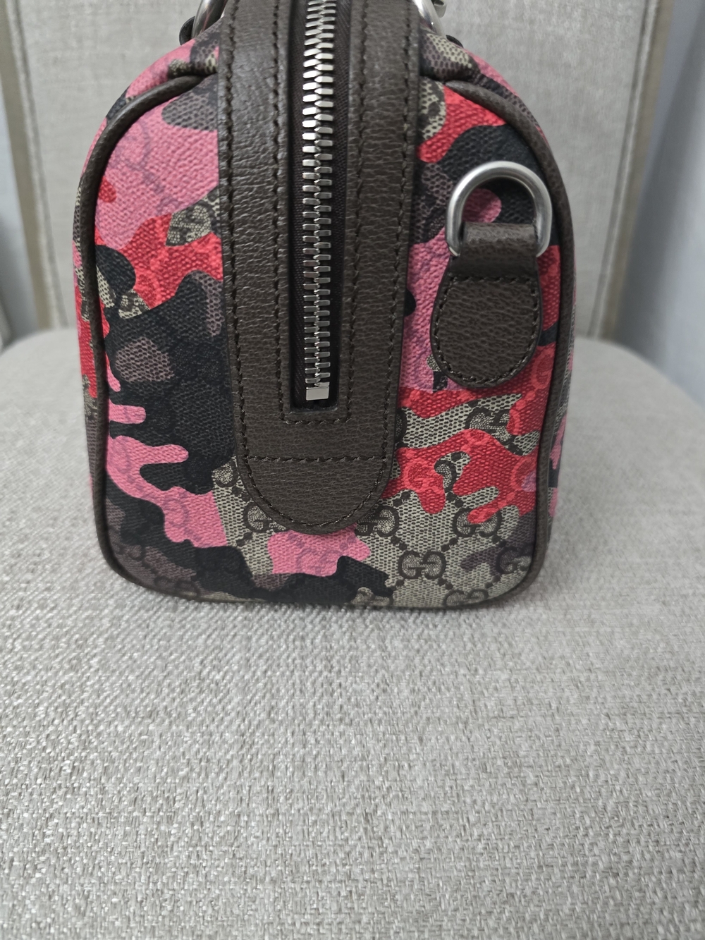 NWT Gucci Camouflage GG Supreme Small Boston Bag - Picture 8 of 12